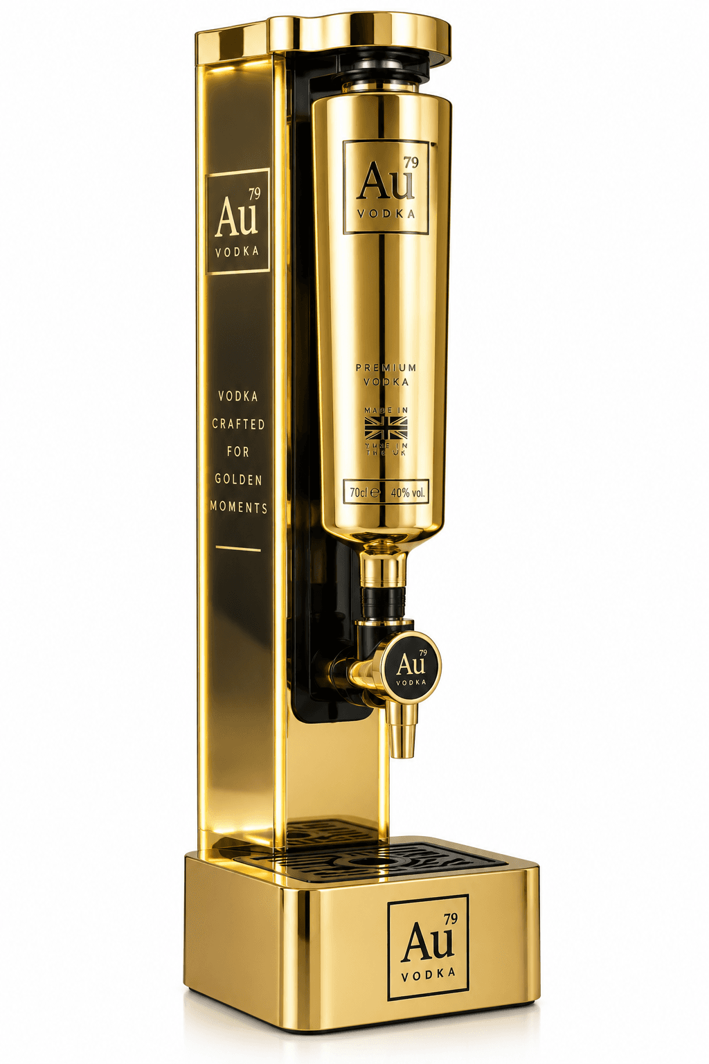 AU Vodka Tower with 70cl Bottle