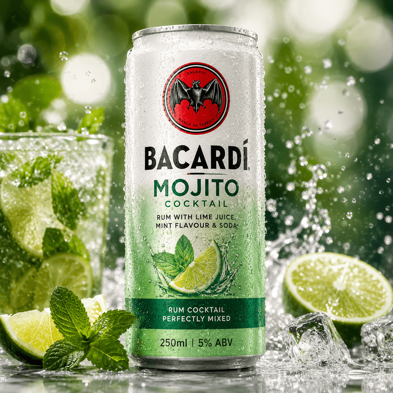 Bacardi Mojito Cocktail 250ml thumbnail 1
