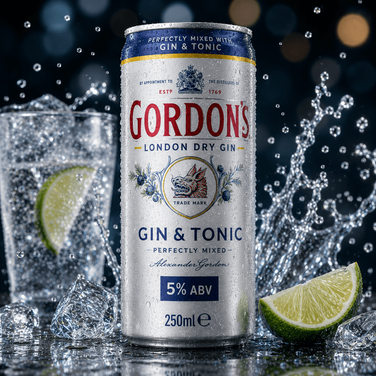 Gordon Gin & Tonic 250ml