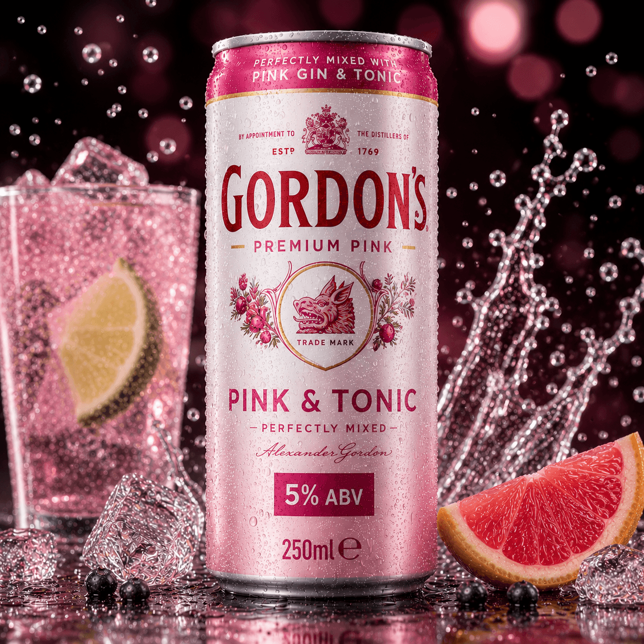 Gordon Pink & Tonic 250ml