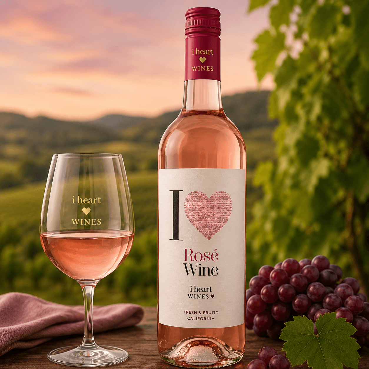 I Heart Rosé Wine 75cl