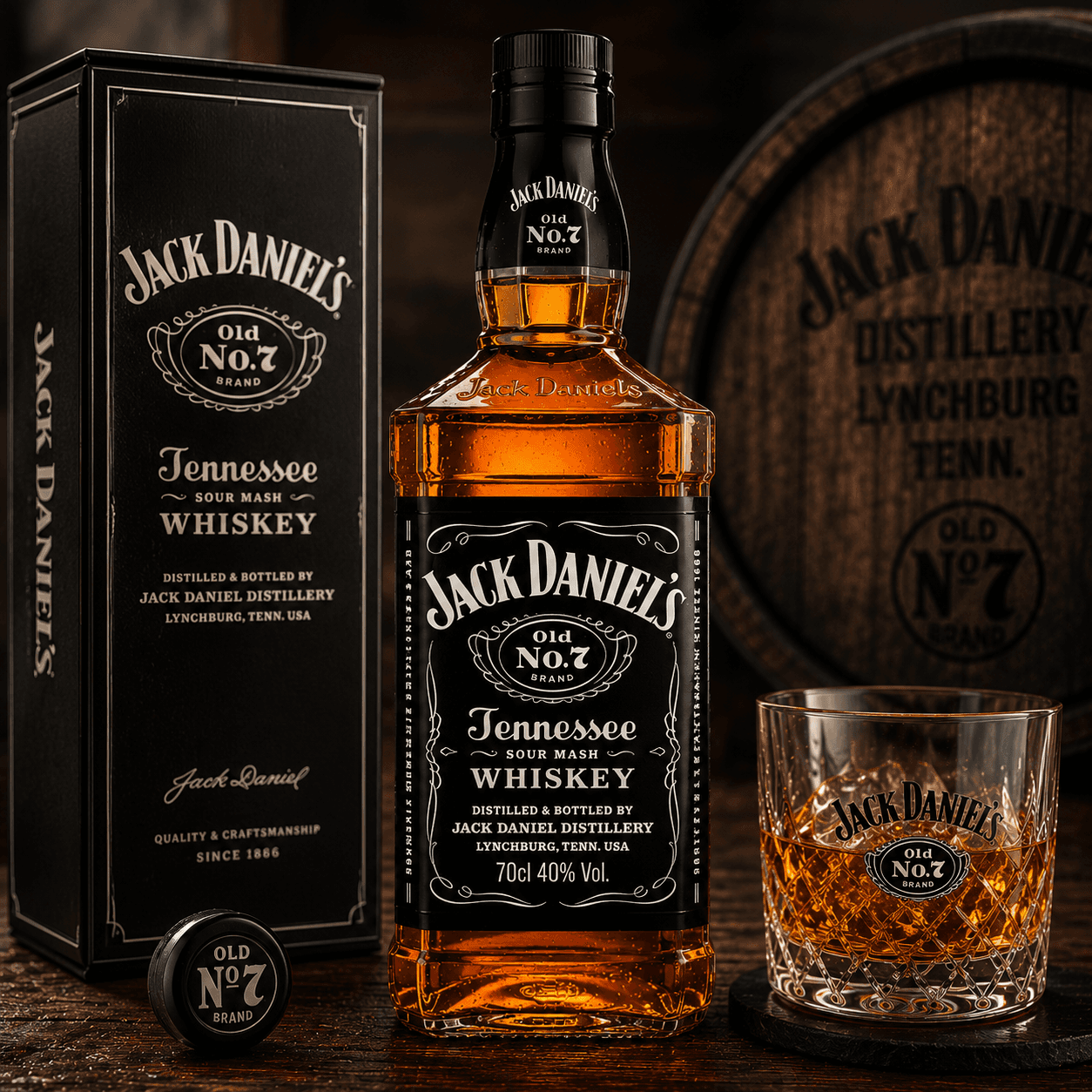 Jack Daniel's Old No.7 Tennessee Whiskey thumbnail 1