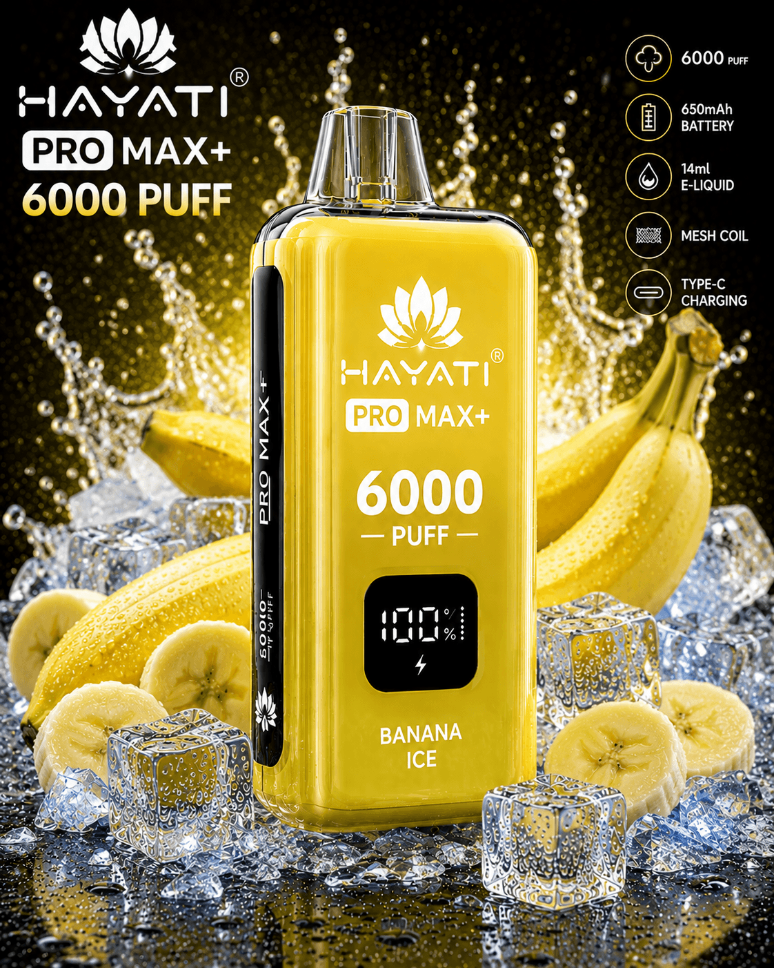 Hayati Pro Max+ Banana Ice