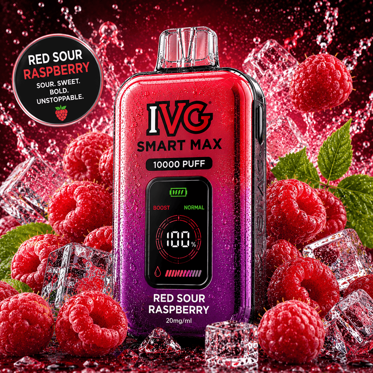 IVG Smart Max Red Sour Raspberry