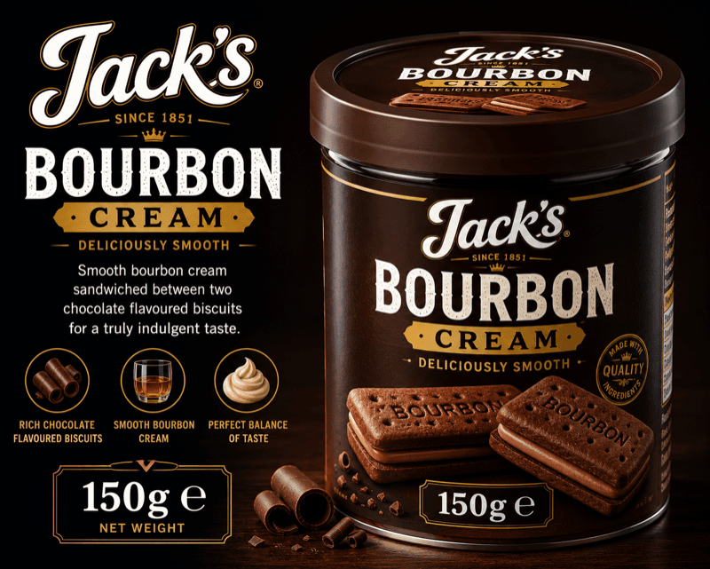 Jack's Bourbon Cream 150g