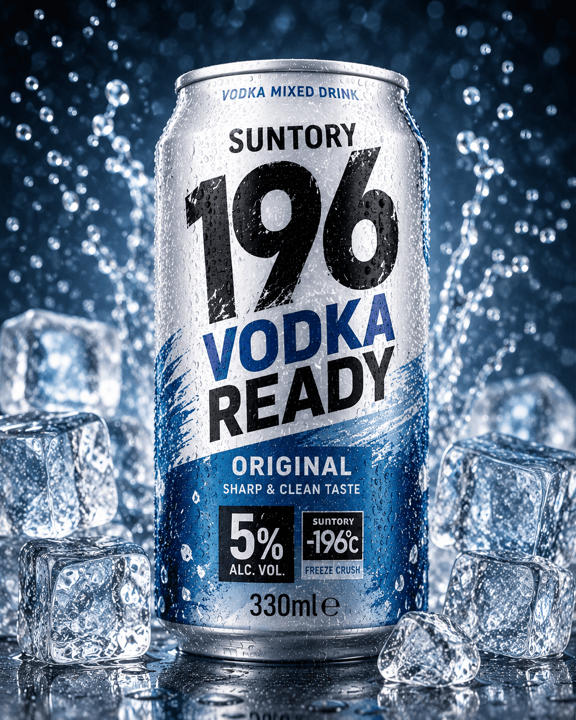 Suntory 196 Vodka Ready 330ml